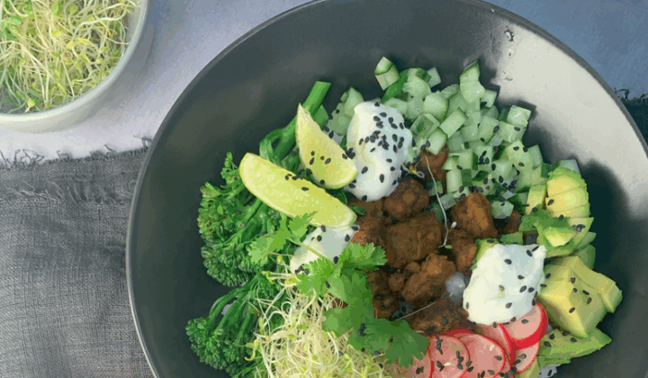 MUU Papupala Fajita poke bowl