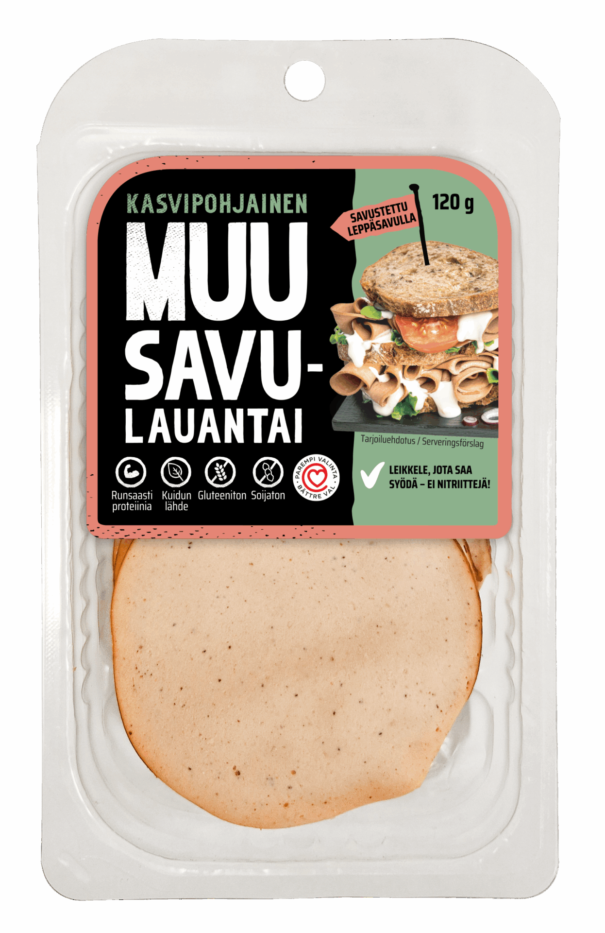 MUU Savulauantai on leikkele, jossa ei ole nitriittejä