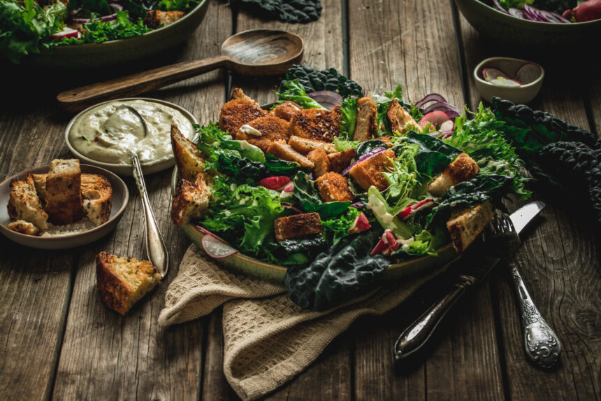 MUU Nugget Caesar salad